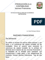 Analisis Economico Empresarial Razones Financieras