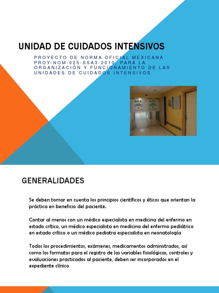 Unidad de Cuidados Intensivos