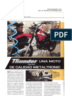 Artículo Thunder Metaltronic Moto Magazine 