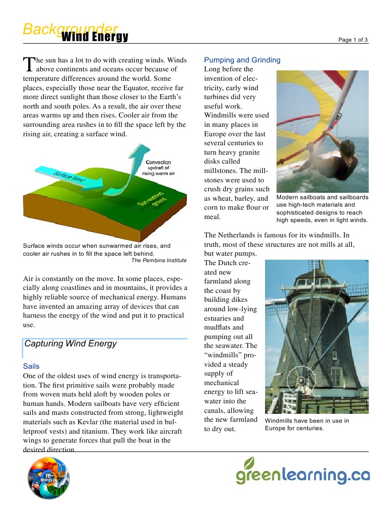 Wind Energy Project Kit Overview | PDF