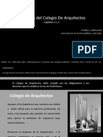 Tema 7 - Aranceles Del Colegio de Arquitectos