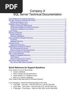 SQL Server Support DBA