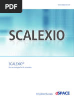 dSPACE SCALEXIO System Overview | PDF