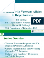 Description: Tags: 05EACIntSessWorkingVeteransAffairsHelpStudents