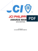 JCI Philippines Awards Manual 2012