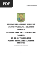 Laporan Perkhemahan Sekolah Kebangsaan Mulong 2, Tahun 2012