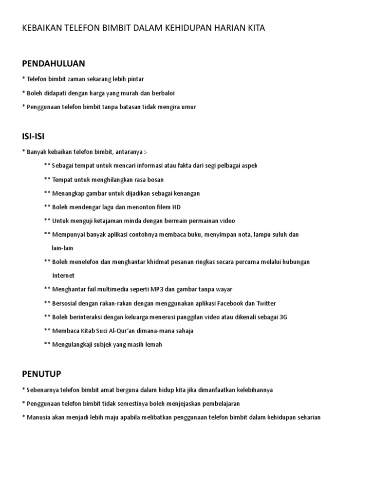Fungsi Telefon Bimbit Paisleyckw