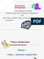 Thesis Questions Pp t