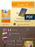 Factores de La Educacion Virtual REV132012