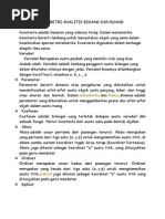 Geometri Analitik Bidang Dan Ruang