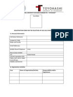 Participant Form-IUES ITB 2012