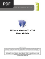 Ultima Mentor 7.0 User Guide