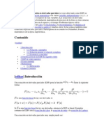 En Matemáticas Una Ecuación en Derivadas Parciales