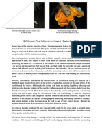 GVI Amazon Final Achievement Report - Sept 2012