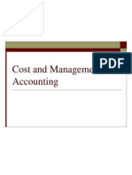 Cost and Management Accounting 11