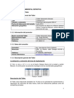 Ficha Ambiental Definitiva Del Taller Automotriz Arévalo de Macará, Provincia de Loja