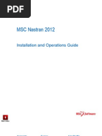 Download MSC Nastran 2012 Installation and Operations Guide by MSCSoftware SN107181002 doc pdf