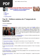 Top 10 – Melhores músicas da 1ª temporada de Smallville _ Na TV