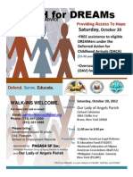 PATH For DREAMs Poster For The Oct 20 Event - Legal Assistance For "Undocumented" Immigrants