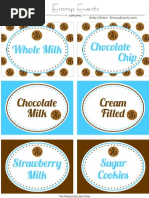 Download Milk and Cookies Printed Labels by Emily Clinton SN107194393 doc pdf