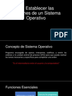 1.1 Sistema Operativo - Diferenciar