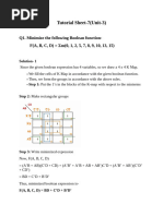 Boolean Expression Reduction Techniques | PDF | Logic | Algebra