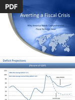 Averting A Fiscal Crisis - Why America Needs Comprehensive Fiscal Reform Now 0 0 0 0 0 0 0