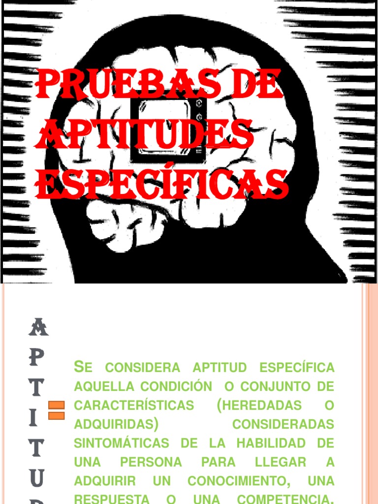 Test Aptitudes Especificas