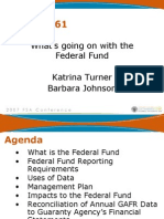 Session #61: What's Going On With The Federal Fund Katrina Turner Barbara Johnson