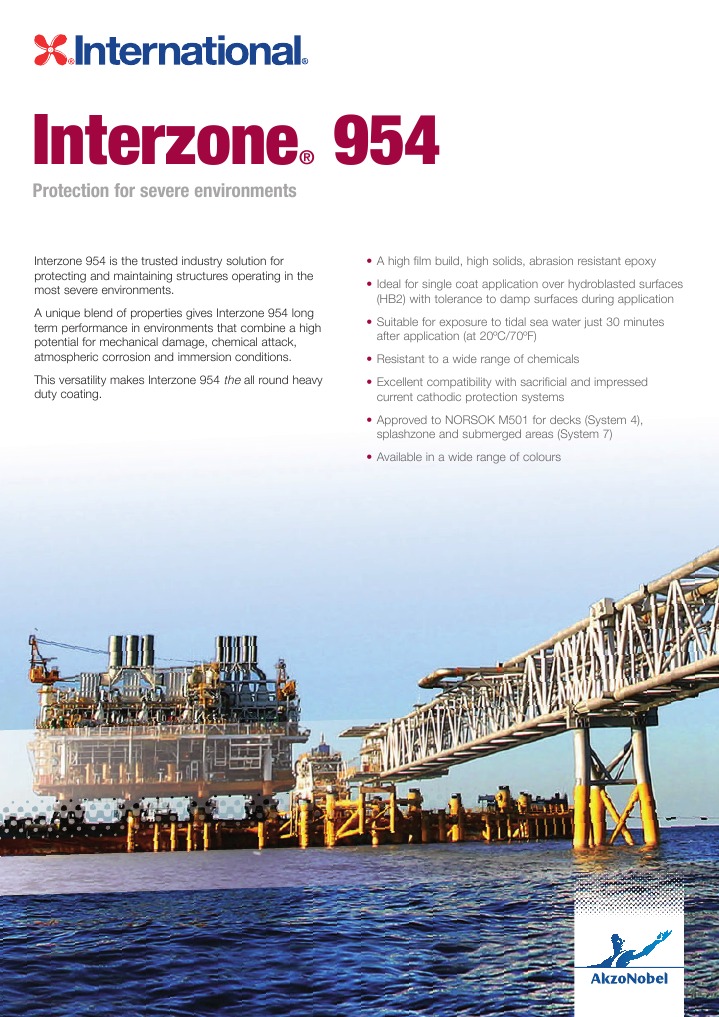 Interzone 954 | PDF | Epoxy | Corrosion