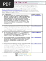 Activity 1: PPA Checklist: Management Enhancement Worksheet