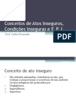 Conceitos de Atos Inseguros, Condições Inseguras e