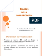 Teorias de La Comunicacion 20112