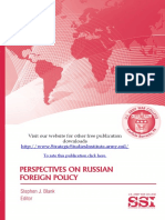 Perspectives On Russian Foreign Policy