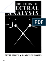 Introduction To Spectral Analysis