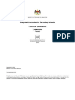 chemistry syllabus form 5