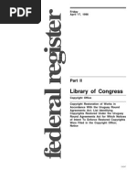 US Copyright Office: 63fr19287 | PDF | Copyright | Copyright Law