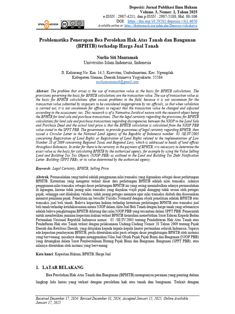 Deposisi+Vol+3+No+1+Tahun+2025+Hal+88 106 | PDF