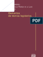 Elementos de Tecnica Legislativa