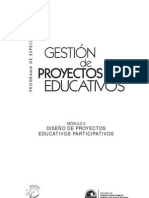 Diseño de Proyectos Educativos Participativos CISE