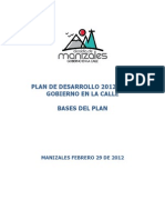 Plan Desarrollo Manizales 2012-2015