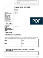 Inspection Report Template