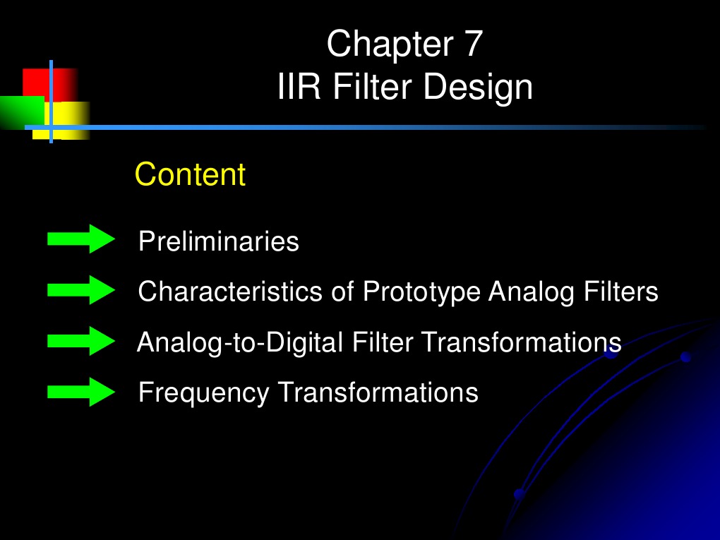 Chap7-IIR Filter Design | PDF | Low Pass Filter | Telecommunications ...