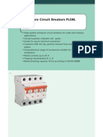 Miniature Circuit Breakers PLSM, PLZM MW: Tra Combinations