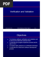 Verification and Validation: ©ian Sommerville 2004