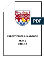 Year 9 Parental Handbook 201112