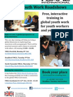 Global Youth Work Roadshows in 2012