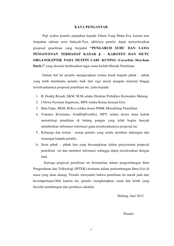 Proposal Karya Tulis Ilmiah