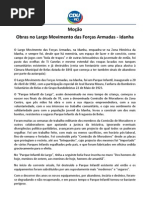 Moção Largo Movimento da Forças Armadas (Idanha)