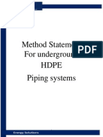 Underground HDPE